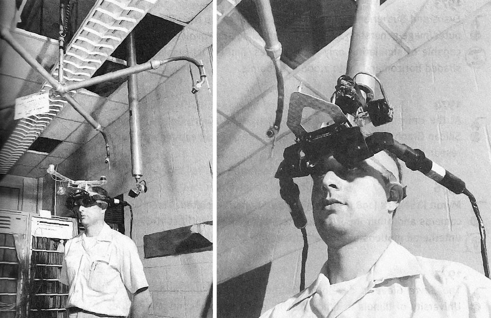 The Sword of Damocles, invented by Ivan Sutherland